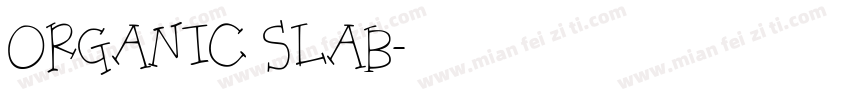 ORGANIC SLAB字体转换